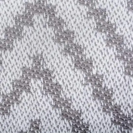 DII&reg; Gray Large Chevron Throw {4}