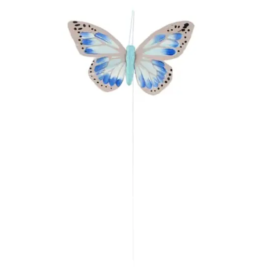 Blue & White Feather Butterflies, 3ct. by Ashland&reg; {3}