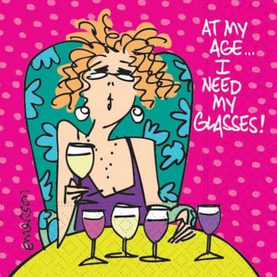 JAM Paper I Need My Glasses Cocktail Napkins, 40ct. {1}