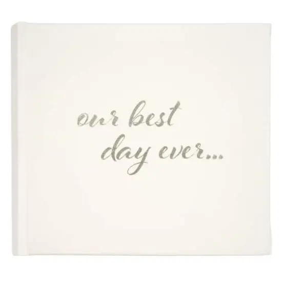 Cream Our Best Day Ever 2-Up Photo Album by Recollections™ {1}