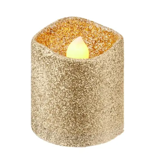 Champagne Glitter LED Votive Candles By Ashland&reg; 12ct. {6}