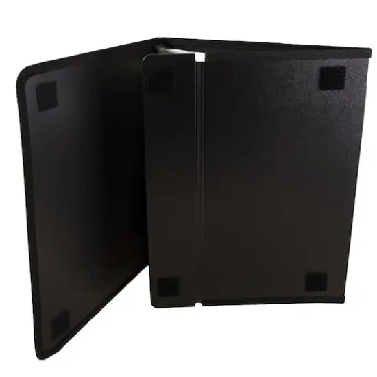 JAM Paper Black Easel Fold Booklet Style Display Book {5}