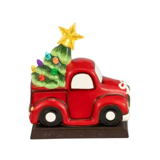 Red Truck Illuminated Stocking Hanger {5}