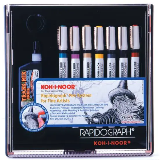 Koh-I-Noor&reg; Rapidograph&reg; Pen System Set {1}