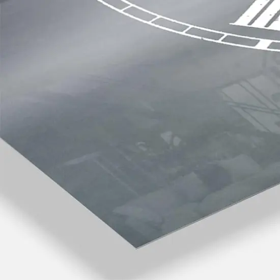 Designart 'Pier And Boats At Seashore Beach Style Multipanel Wall Clock {4}