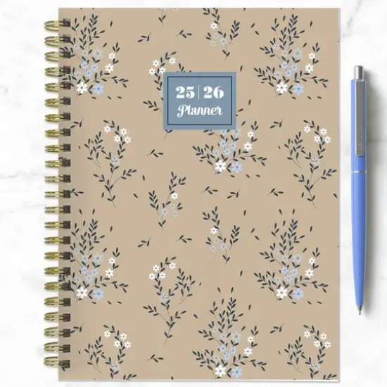 TF Publishing 2025-2026 Rustic Floral Medium Weekly/Monthly Planner {7}
