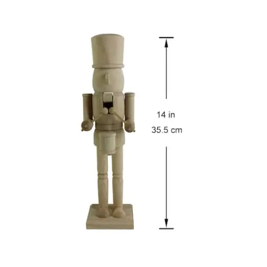 14" Drummer DIY Pinewood Nutcracker by Make Market&reg; {5}