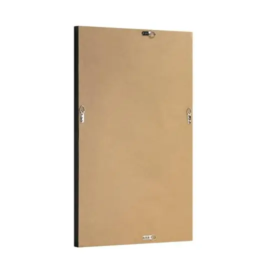 Head West Black Metro Beaded Glass Framed Vanity Mirror - 32" x 20" {7}