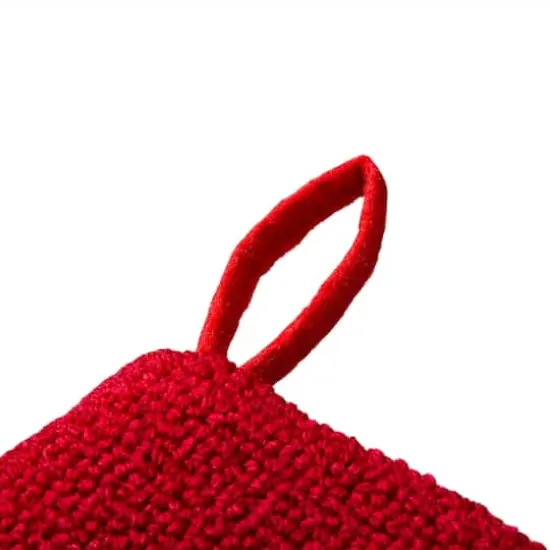 Glitzhome&reg; 21" Cardinal Hooked Stocking {8}