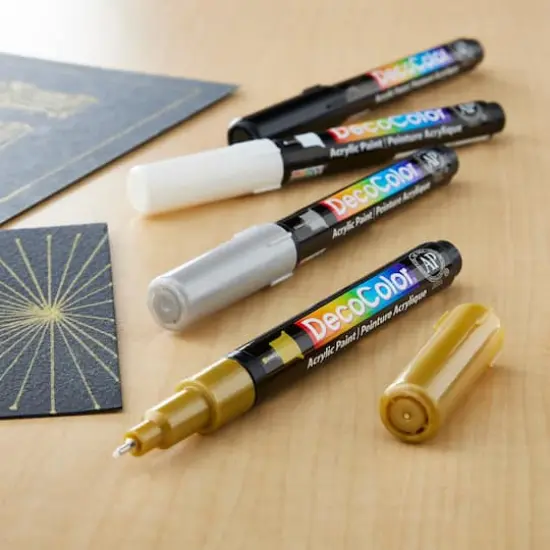 DecoColor&reg; Extra Fine Tip Acrylic Paint Marker Set {3}