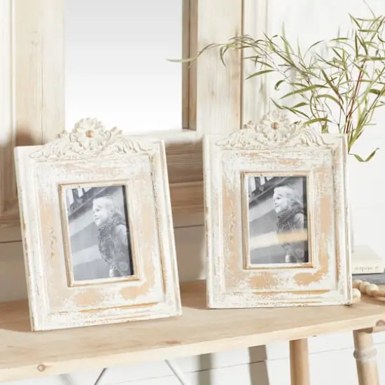 2 Pack Whitewashed Vintage Style 11" x 14" Frame {7}