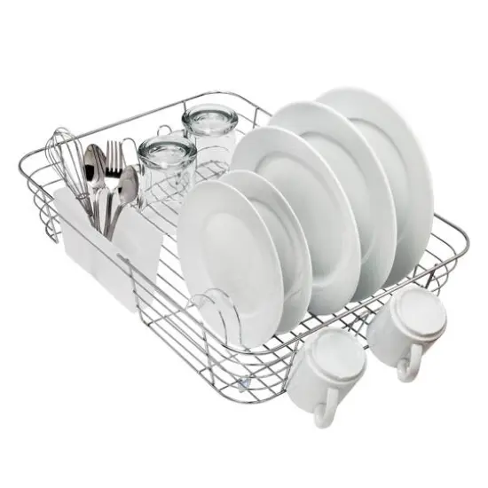 Honey Can Do Chrome Extra Large Dish Drying Rack {1}