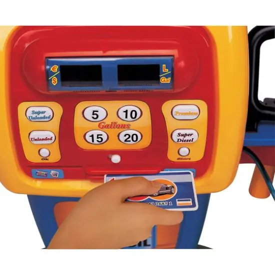 Children's Electronic Self-Service Gas Station Playset {11}