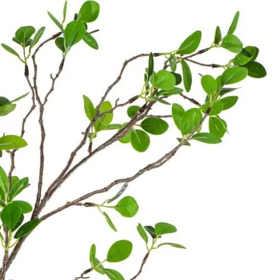 6ft. Potted Artificial Milan Leaf Tree {4}