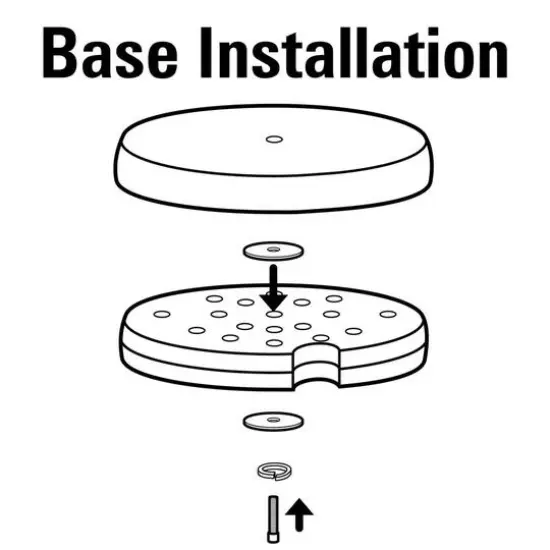 Household Essentials 3-Tier Adjustable Revolving Shoe Rack {7}