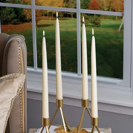 Root Candles 12" Dipped Taper Dinner Candles, 12ct. Ivory {5}