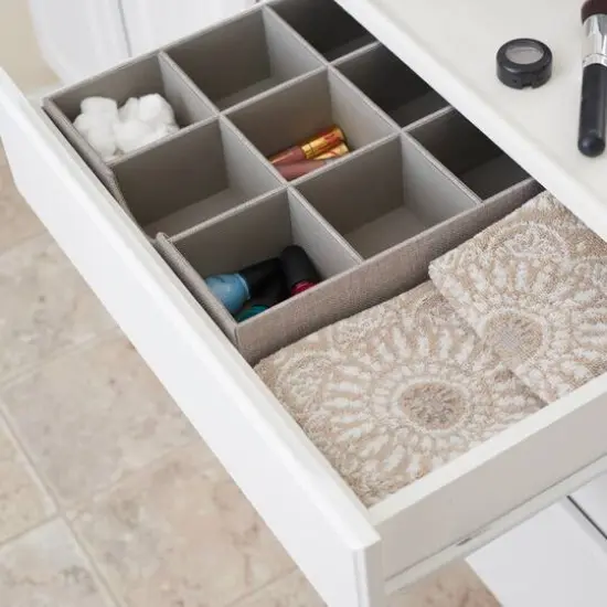 Household Essentials Drawer Organizer Tray Gray {7}