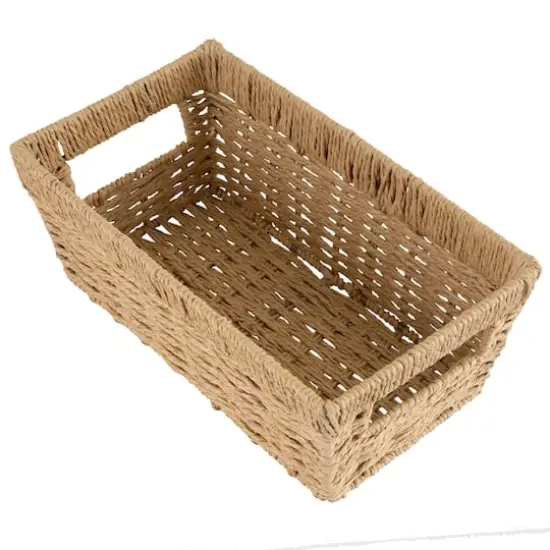 Simplify Small Dutch Weave Shelf Storage Basket {5}