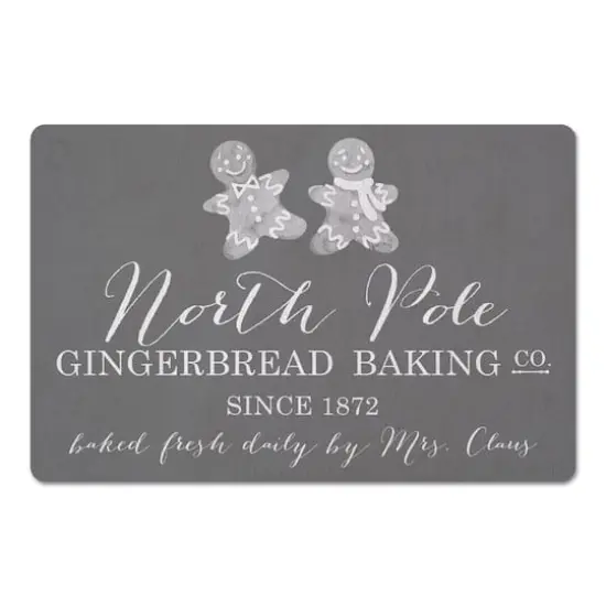 North Pole Gingerbread Co. 27x18 Floor Mat {1}
