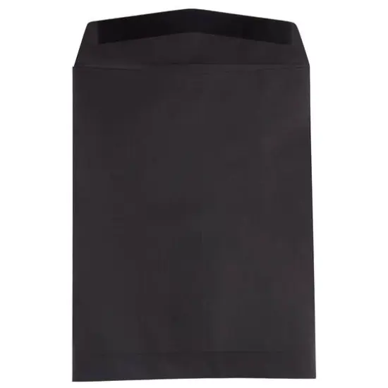 JAM Paper 10" x 13" Smooth Black Open End Catalog Envelopes {3}