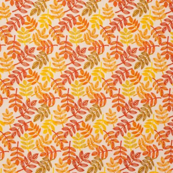 SINGER Fall Leaves Cotton Fabric {1}