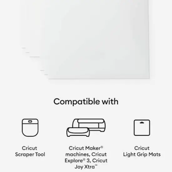 Cricut&reg; Printable Clear US Letter Waterproof Holographic Sticker Set, 5ct. {8}