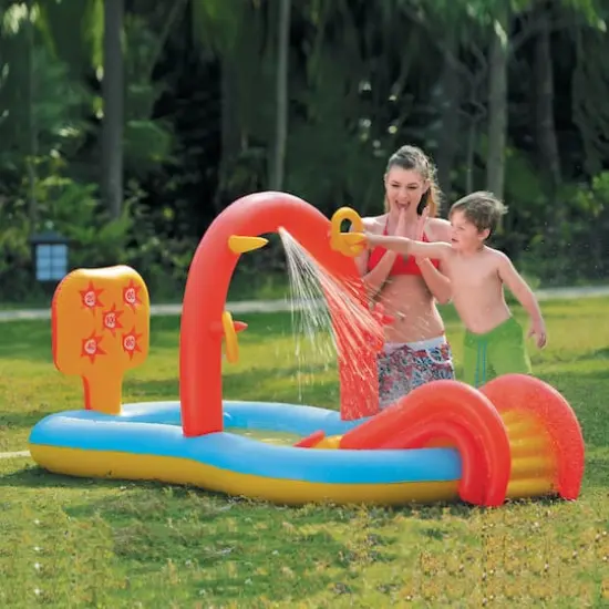 Pool Central&reg; 7ft. Inflatable Children's Interactive Water Play Center {3}