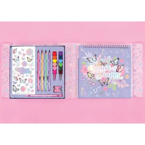 Make It Real 3C4G: Butterfly Sketchbook & Drawing Set, 20pcs {6}
