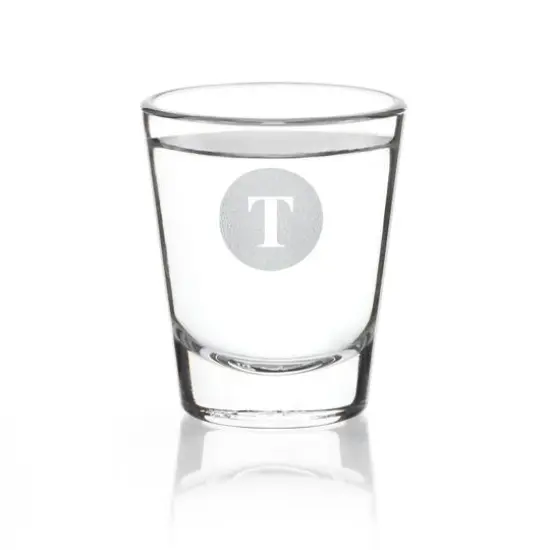 Hortense B. Hewitt Co. Monogram Shot Glass T {1}