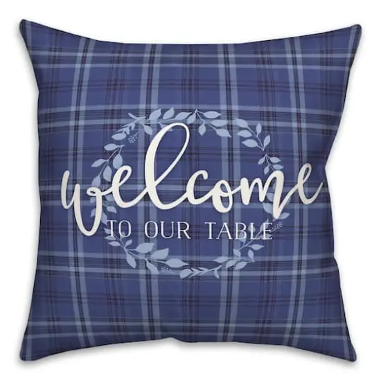 Welcome To Our Table Pillow {1}