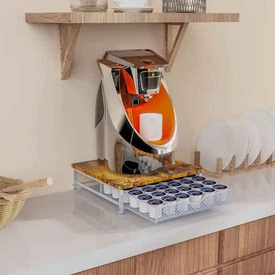 NEX&trade; Silver Single-Layer Coffee Pod Holder without Cup Holder {7}