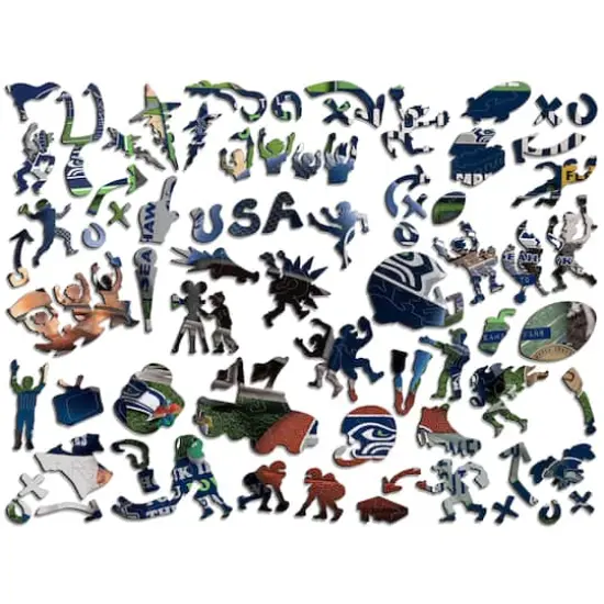 Retro Series Wooden Puzzle Multicolored {4}