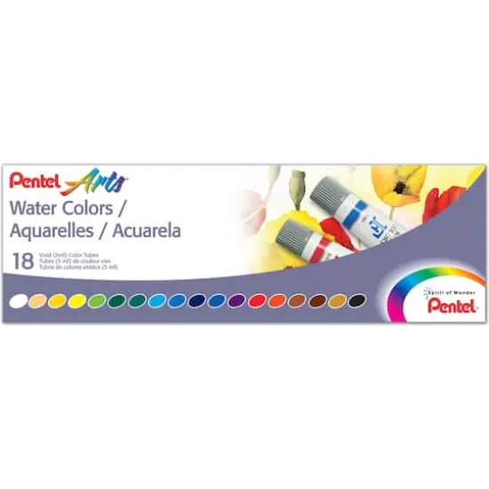 Pentel Arts&reg; Watercolor 18 Color Paint Set {1}