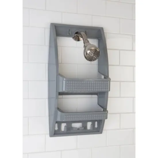 Bath Bliss Gray Multi Hanging Option Shower Caddy {9}