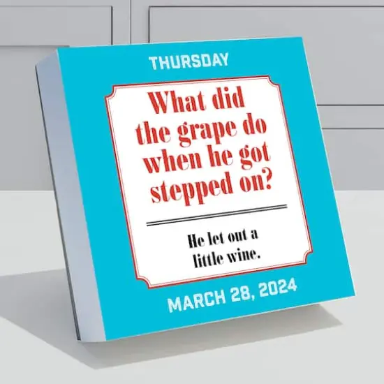 TF Publishing 2024 Dad Jokes Daily Desktop Calendar {3}