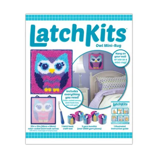 LatchKits Owl Mini-Rug {4}