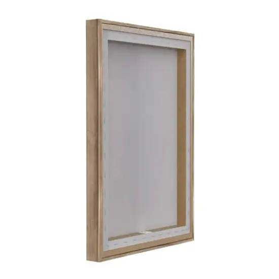 Stupell Industries Floral Happy Easter Floater Framed Art Brown {5}