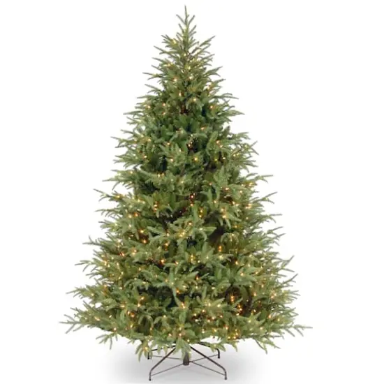 6.5ft. Pre-Lit Frasier Grande Artificial Christmas Tree, Dual Color&reg; LED Lights {1}