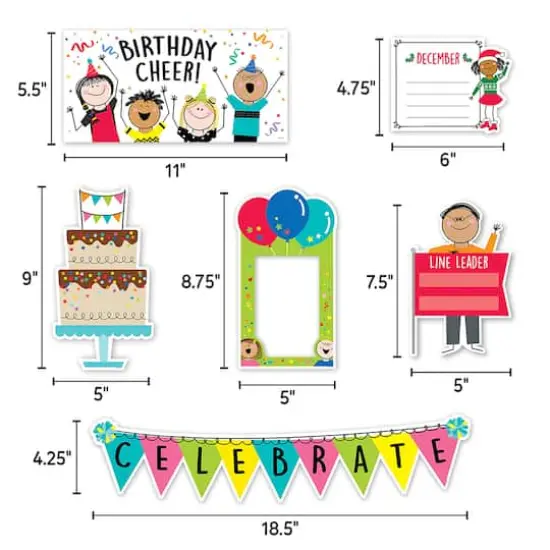 Creative Teaching Press&reg; Stick Kids&reg; Curated Classroom Decal Set {3}