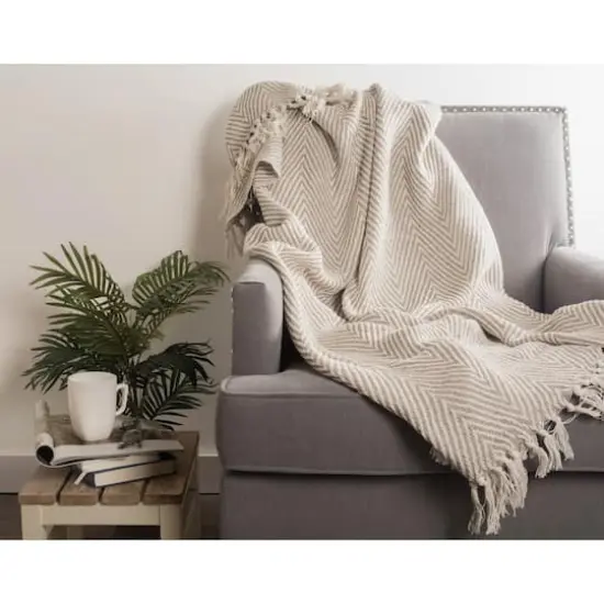 DII&reg; Stone Urban Chevron Throw {4}