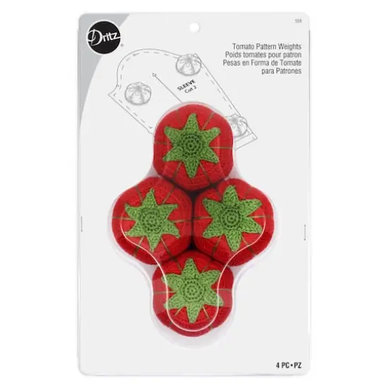 Dritz&reg; Tomato Pattern Weights, 4ct. {1}
