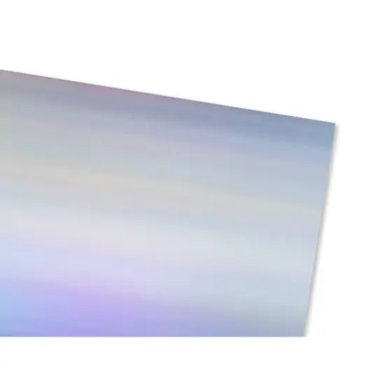 PA Vinyl Holographic Permanent Adhesive Vinyl Silver {3}
