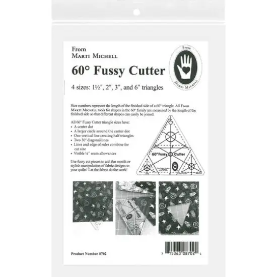 Marti Michell Multi Size 60&deg; Fussy Cutter {3}