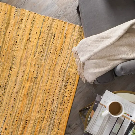 DII&reg; Multi Mustard Rag Rug, 20" x 31.5" {3}
