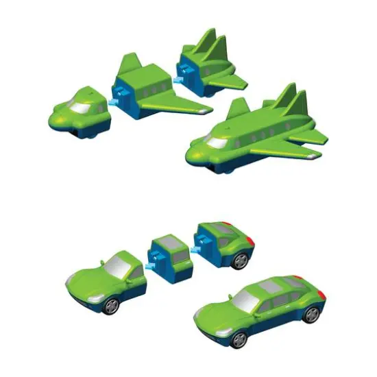 Magnetic Mix or Match Vehicles Set No.1 {6}