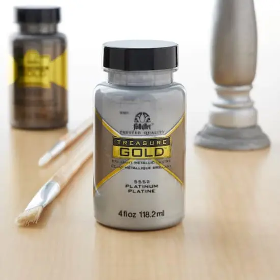 FolkArt&reg; Treasure Gold&trade; Metallic Paint Platinum {3}