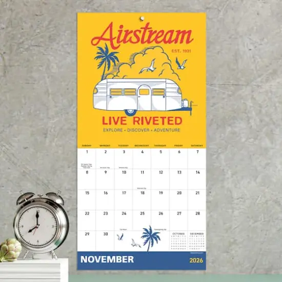 2026 Airstream Mini Calendar {4}
