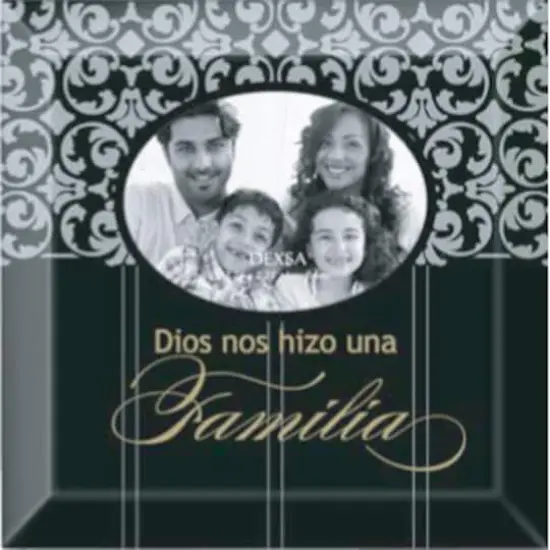 Dios Nos Hizo Una Familia: God Made us a Family 3.25" x 3.25" Frame {1}