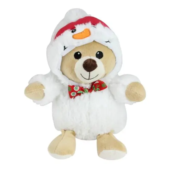 8" Teddy Bear Stuffed Animal Figures in Christmas Costumes {3}