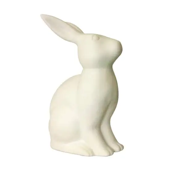 Simple Designs Porcelain Bunny Rabbit Shaped Animal Light Table Lamp {5}